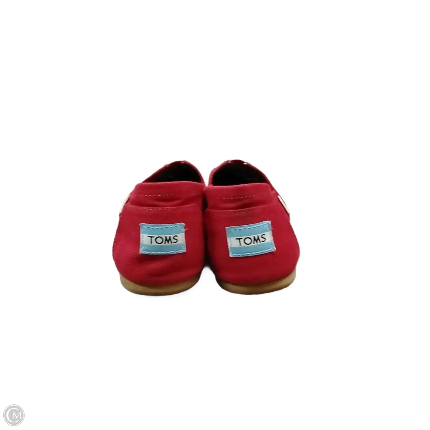 Shoes Flats By Toms In Red, Size: 8.5