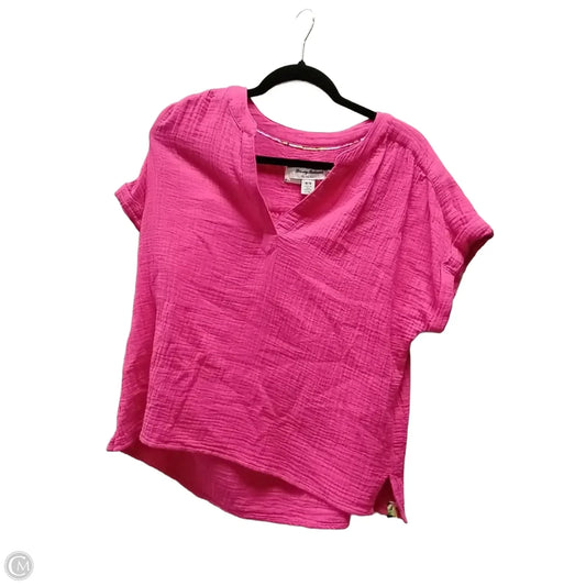 Top Short Sleeve By Tommy Bahama In Pink, Size: M