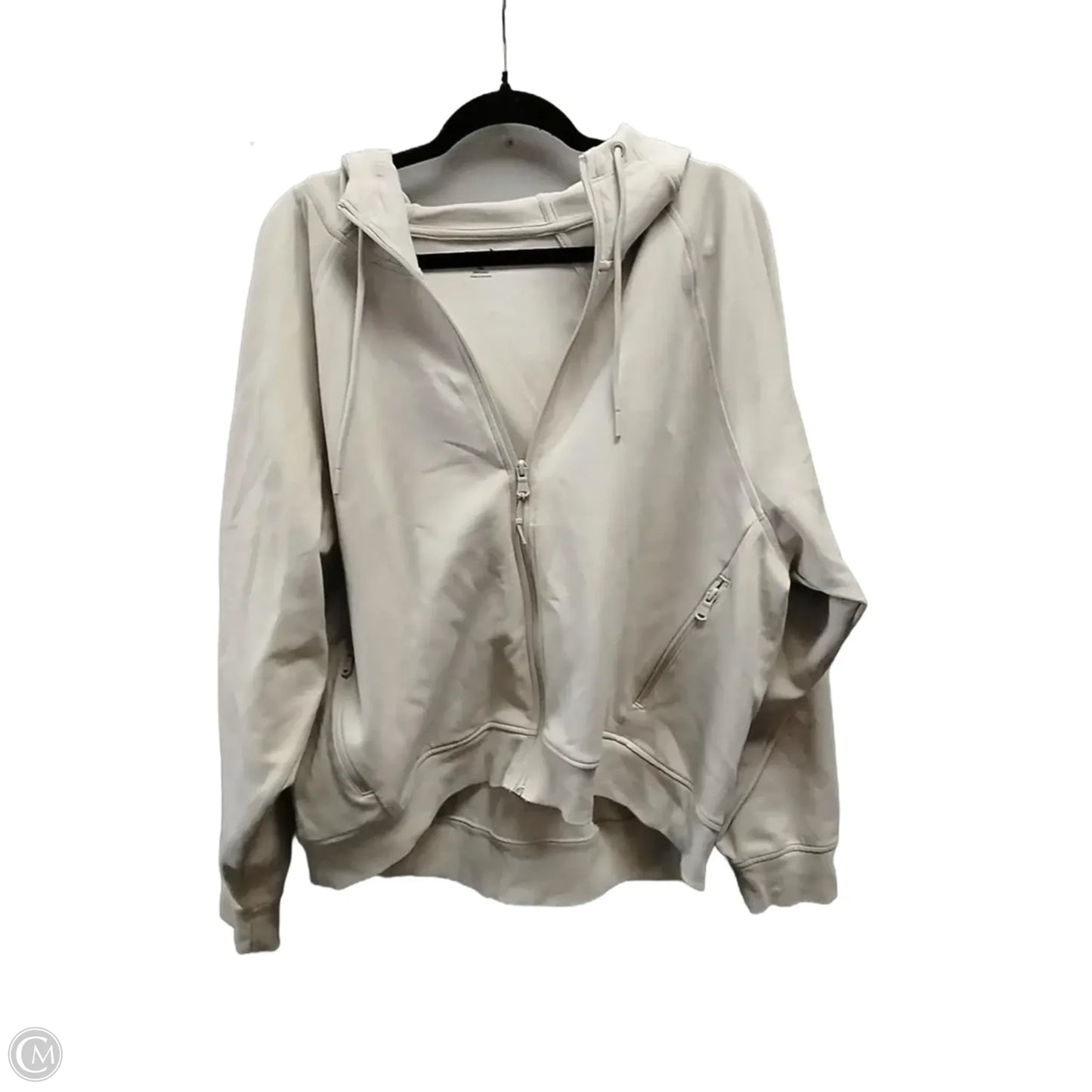 Sweatshirt Hoodie By Old Navy In Tan, Size: Xxl