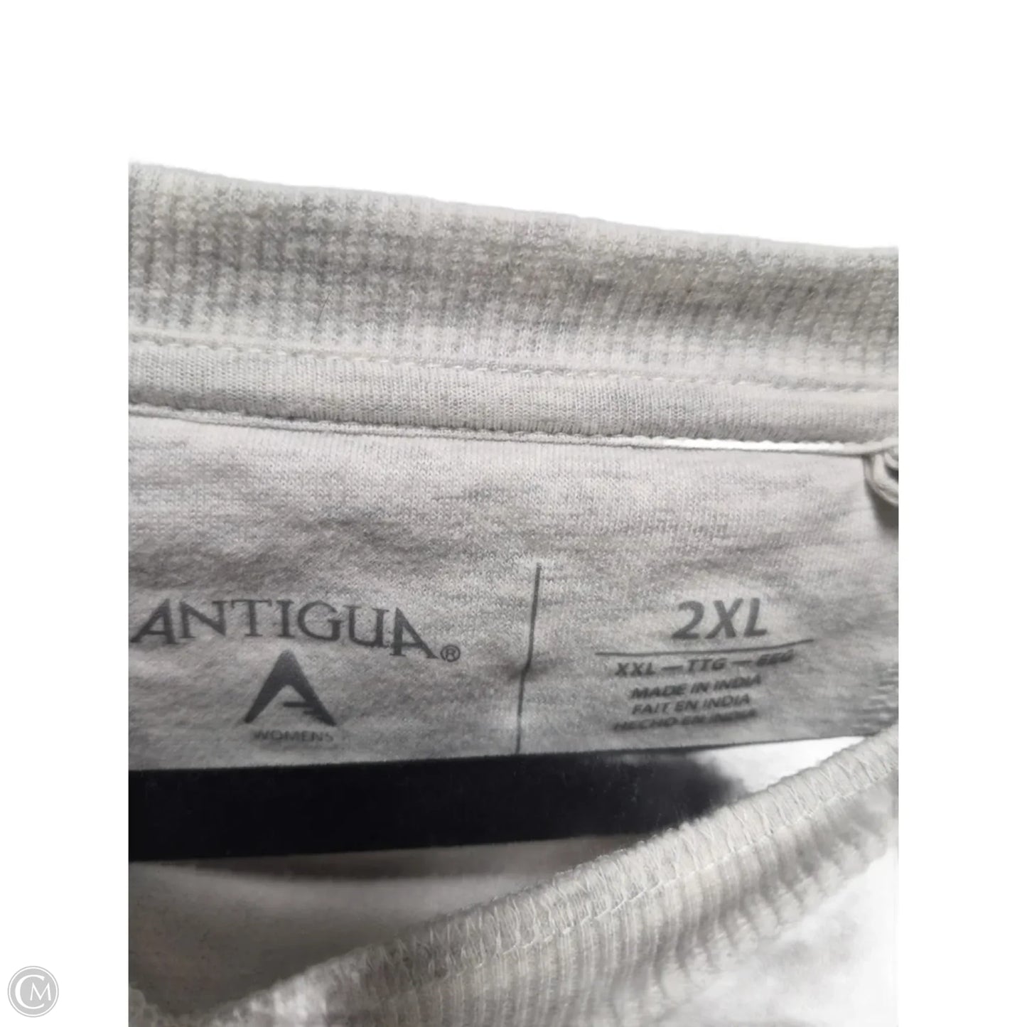 Sweatshirt Crewneck By Antigua In Grey, Size: 2x