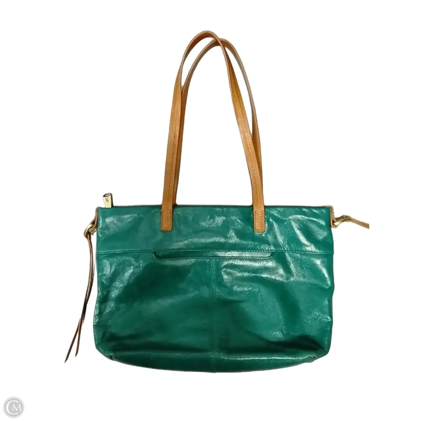 Handbag Leather By Hobo Intl, Size: Medium
