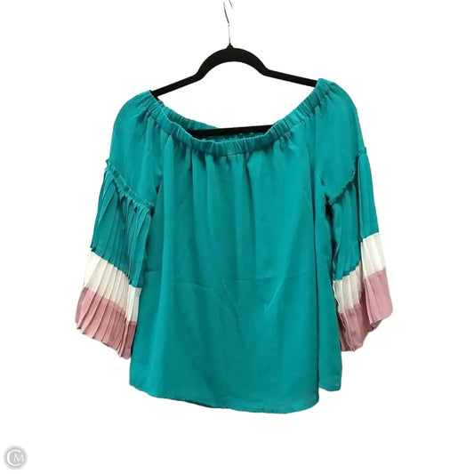 Blouse Long Sleeve By Entro In Multi-colored, Size: S