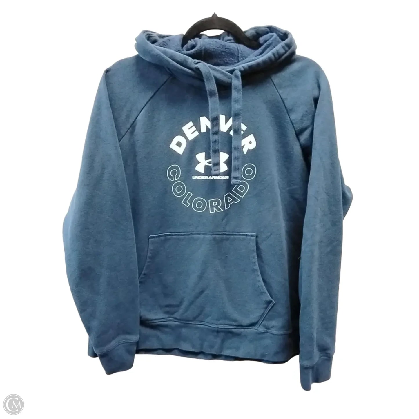 Sweatshirt Hoodie By Under Armour In Blue, Size: Xl