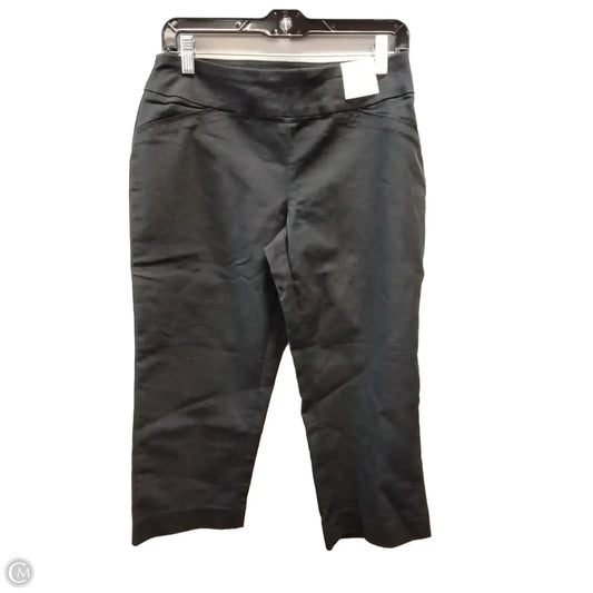 Capris By Croft And Barrow In Black, Size: 6