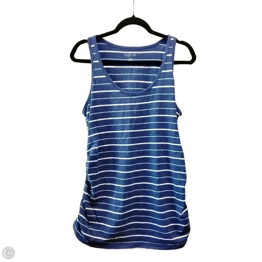 Tank Top By A Glow In Striped Pattern, Size: L