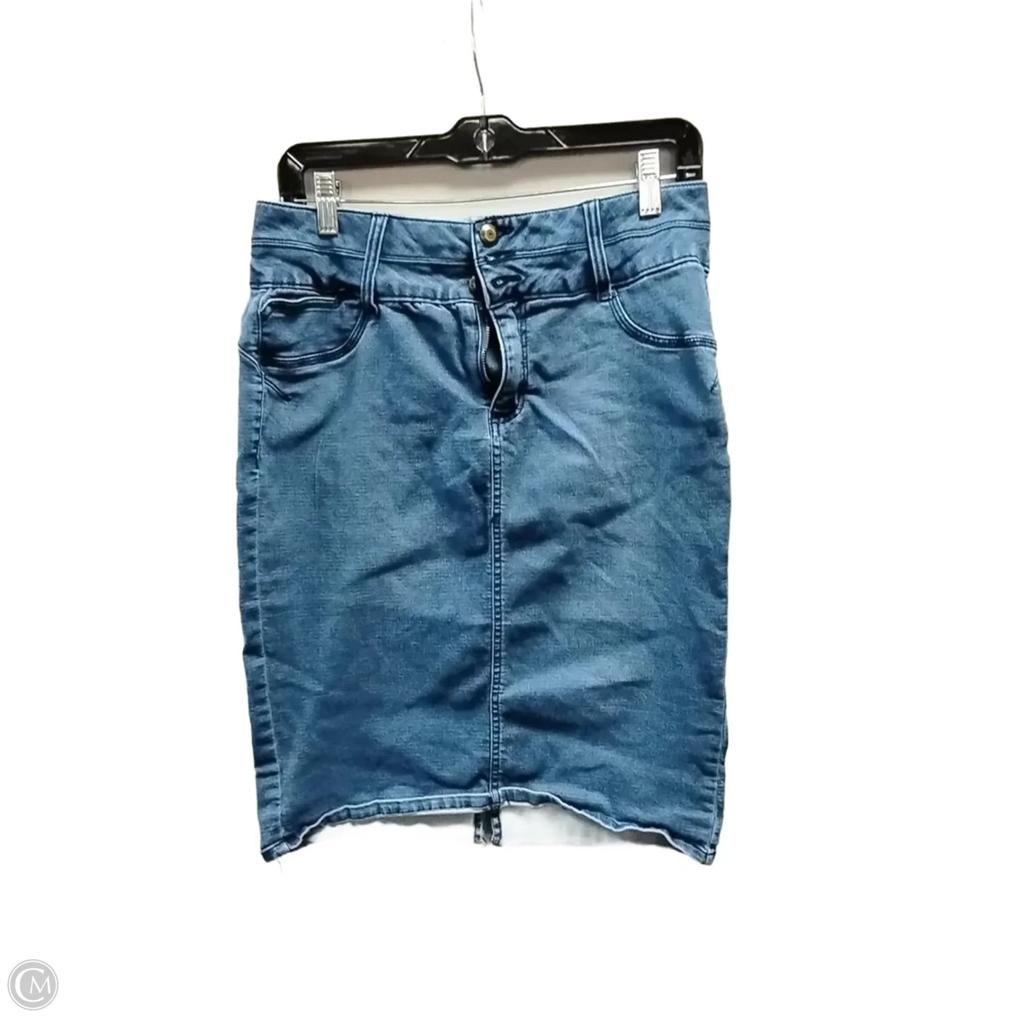 Skirt Midi By Clothes Mentor In Blue, Size: Xl