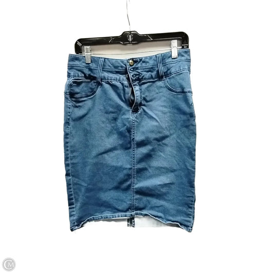 Skirt Midi By Clothes Mentor In Blue, Size: Xl