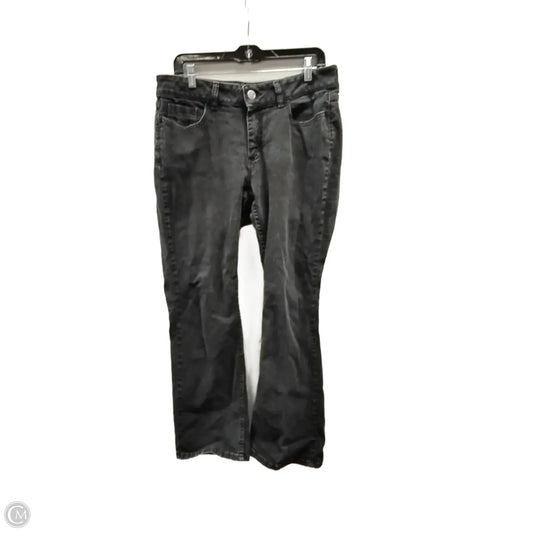 Jeans Boot Cut By Lee In Black, Size: 12p