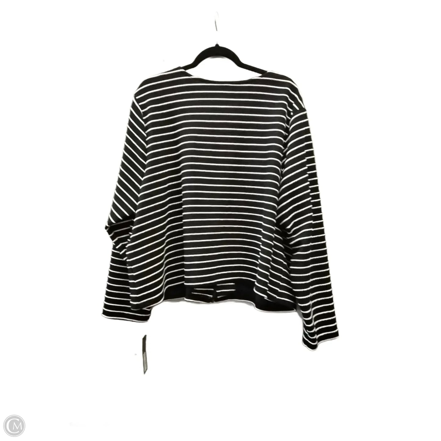 Jacket Other By Apt 9 In Black & White, Size: 3x