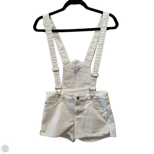 Shortalls By Guess In White, Size: 4