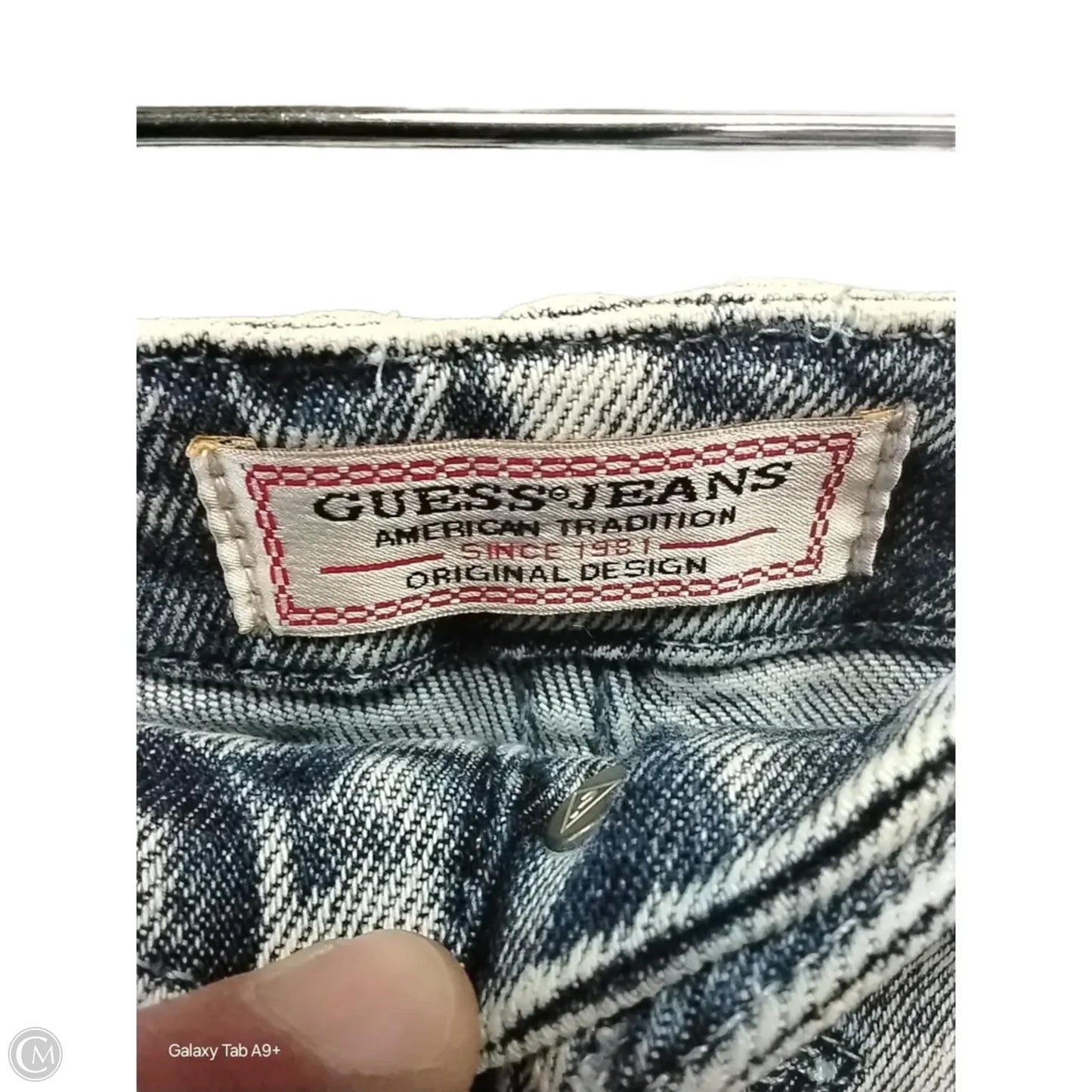 Skirt Mini & Short By Guess In Blue Denim, Size: S