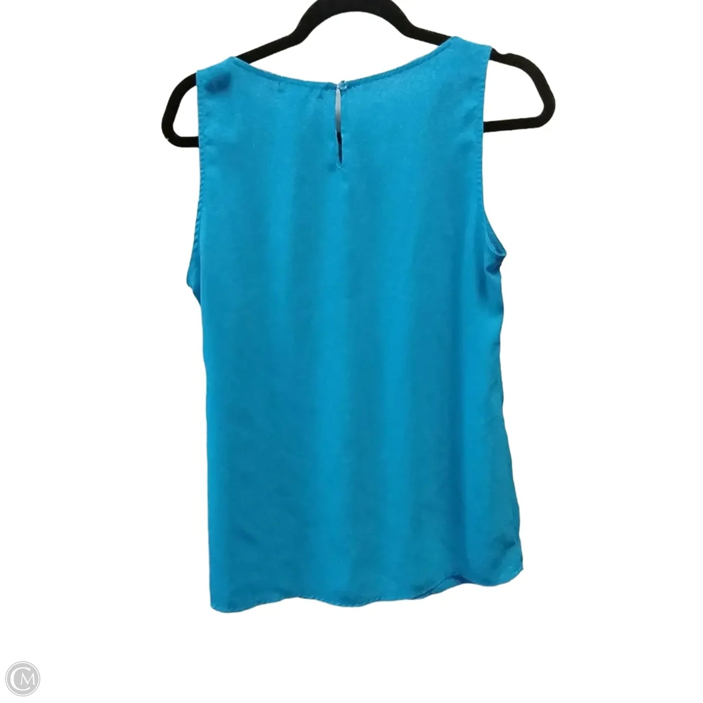 Blouse Short Sleeve By Kenneth Cole In Blue, Size: S