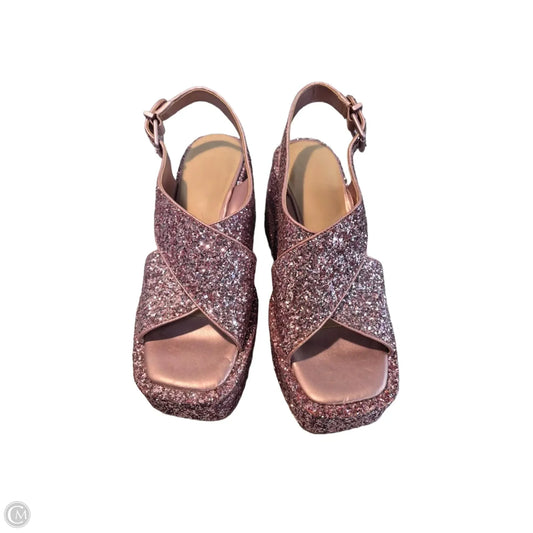 Shoes Heels Platform By Gianni Bini In Pink, Size: 9