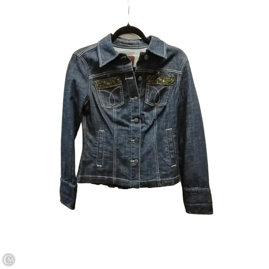 Jacket Denim By Calvin Klein In Blue, Size: S