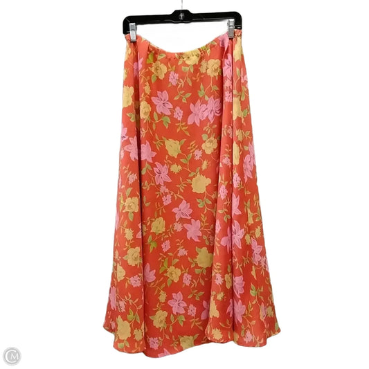 Skirt Maxi By Coldwater Creek In Orange, Size: S