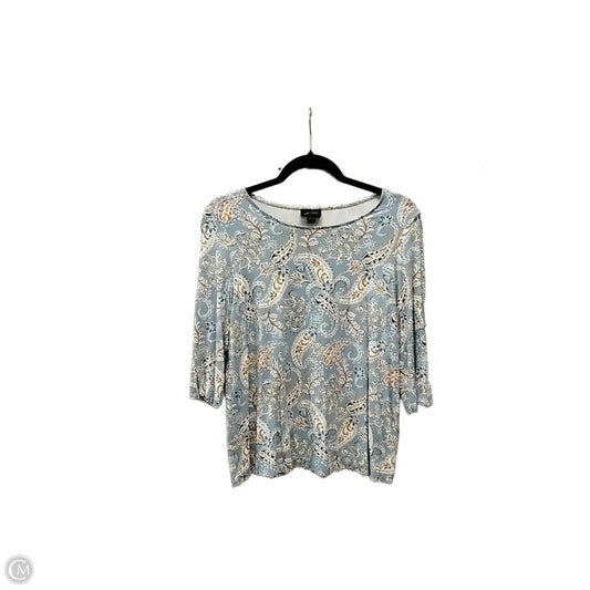 Top Long Sleeve By J. Jill In Paisley Print, Size: Sp