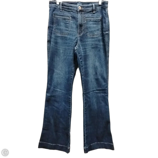 Jeans Flared By J. Jill In Blue Denim, Size: 10