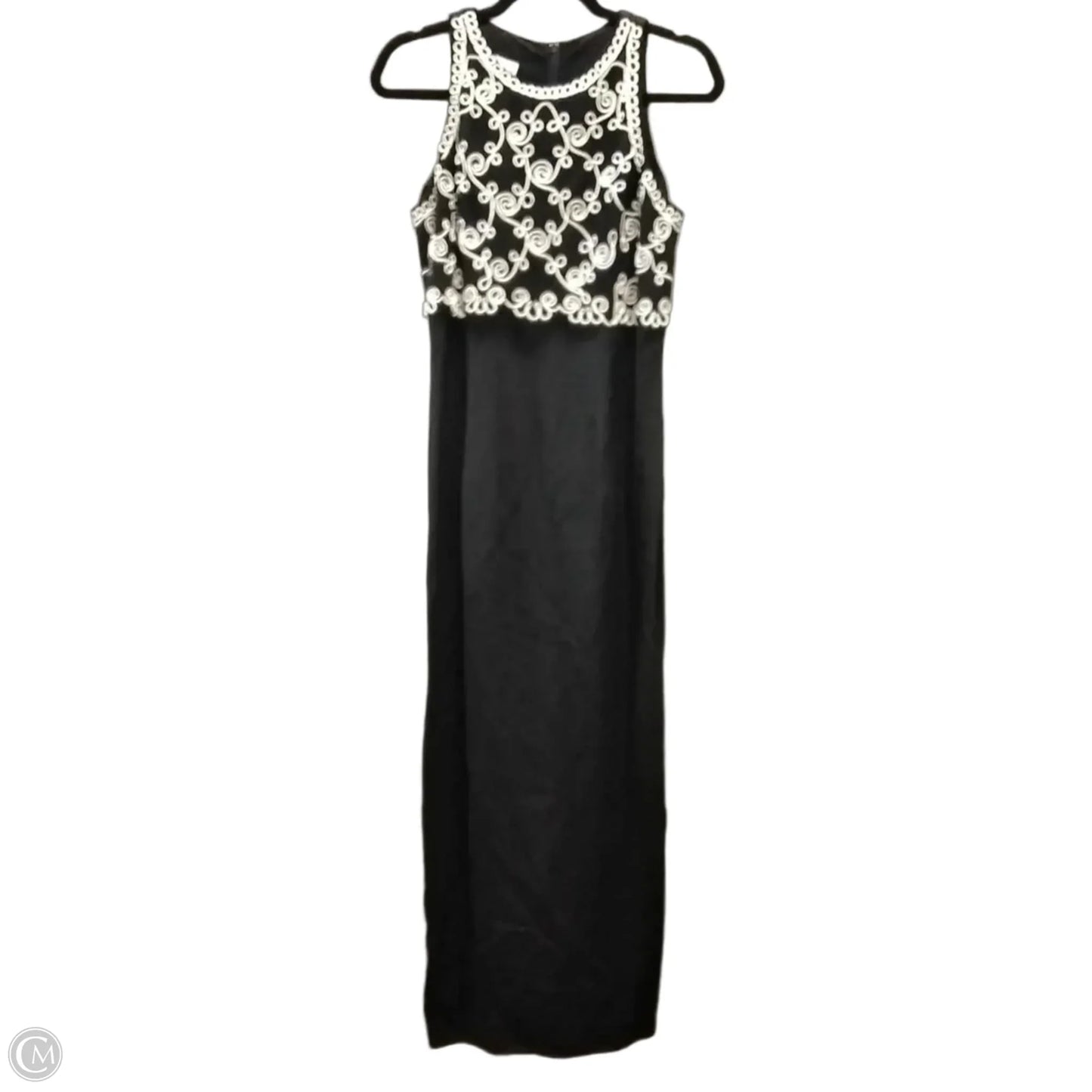 Dress Party Long By Jessica Mcclintok In Black, Size: 10