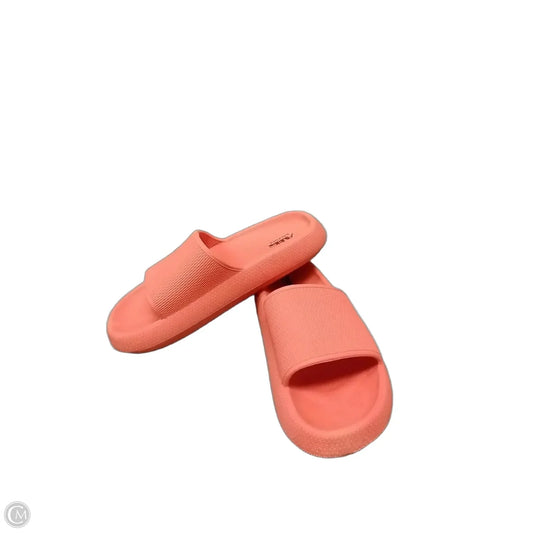 Sandals Flats By Clothes Mentor In Orange, Size: 8