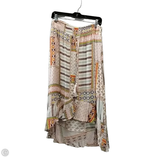 Skirt Maxi By Versona In Multi-colored, Size: M