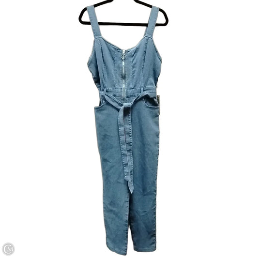 Jumpsuit By Iris In Blue Denim, Size: Large