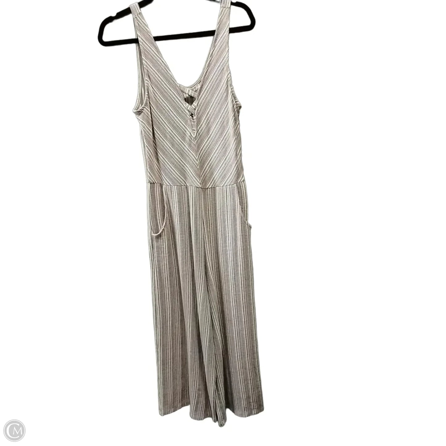 Jumpsuit By Eyeshadow In Striped Pattern, Size: S