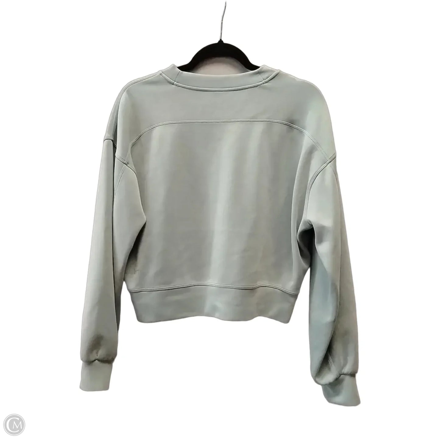 Athletic Sweatshirt Crewneck By Lululemon In Green, Size: L