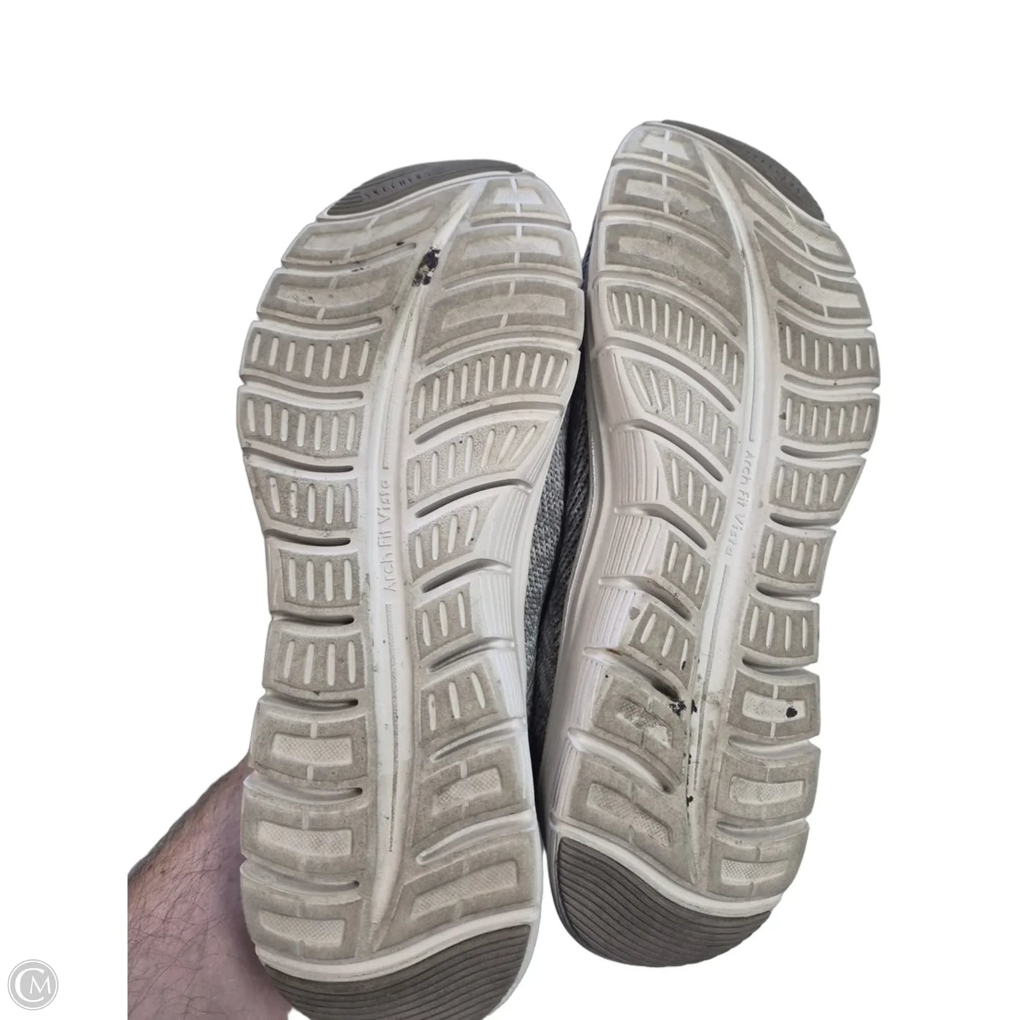 Shoes Sneakers By Skechers In Grey, Size: 7