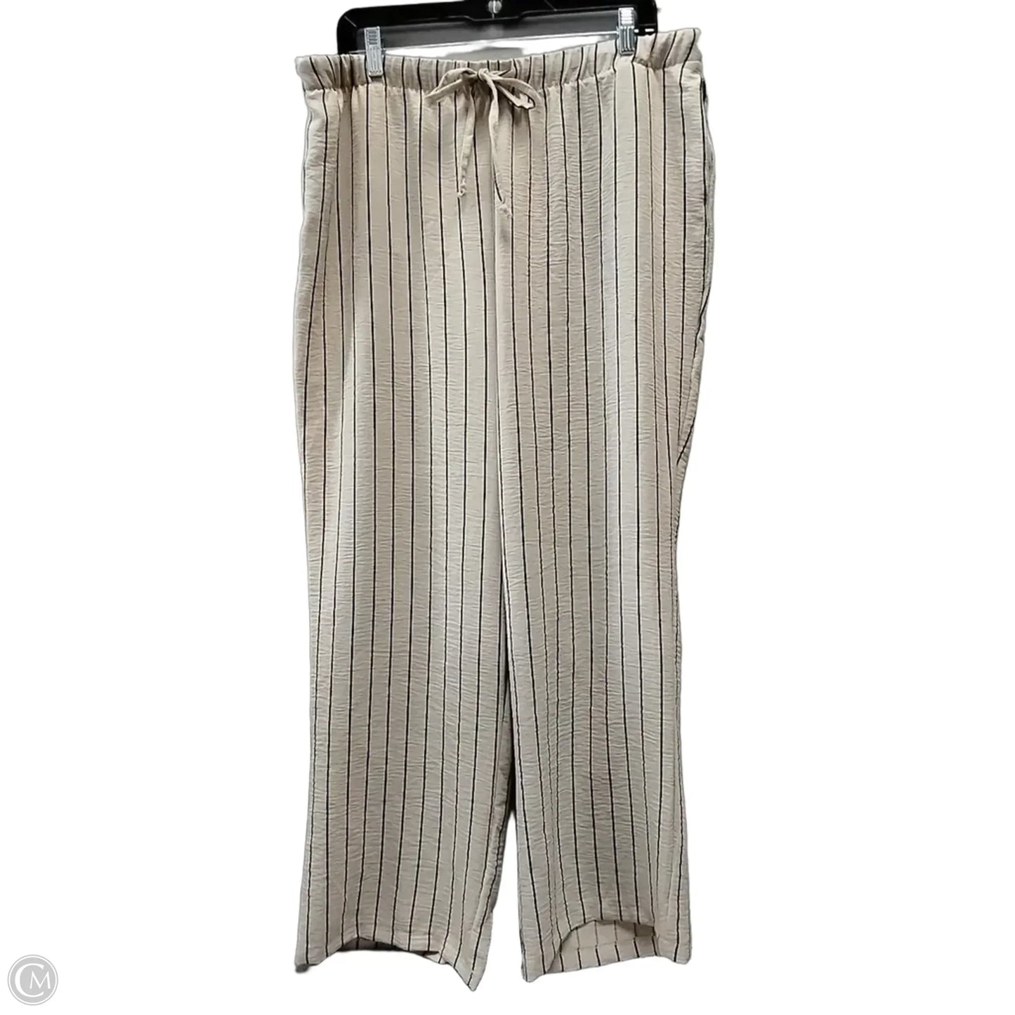 Pants Wide Leg By Rachel Zoe In Striped Pattern, Size: 1x