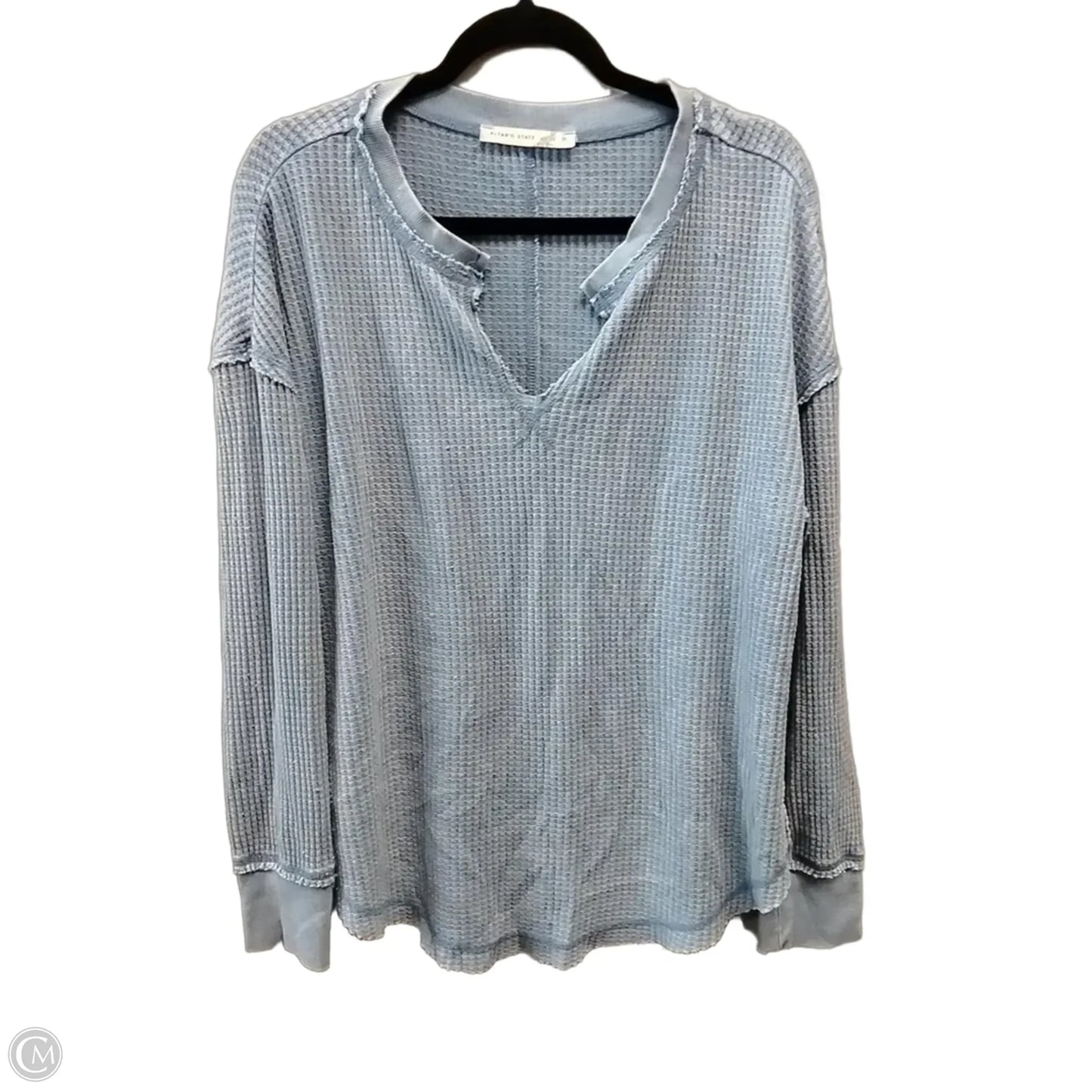 Top Long Sleeve By Altard State In Blue, Size: M
