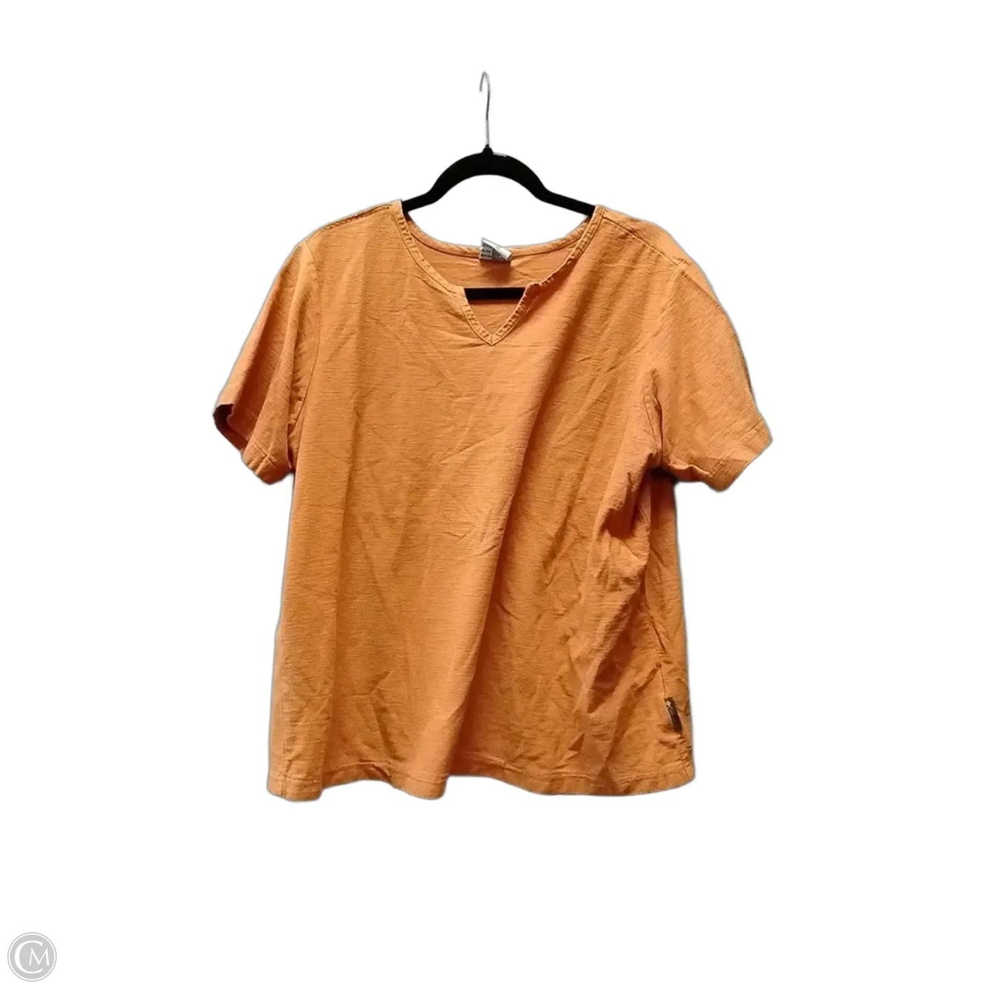 Top Short Sleeve By Columbia In Orange, Size: Xl