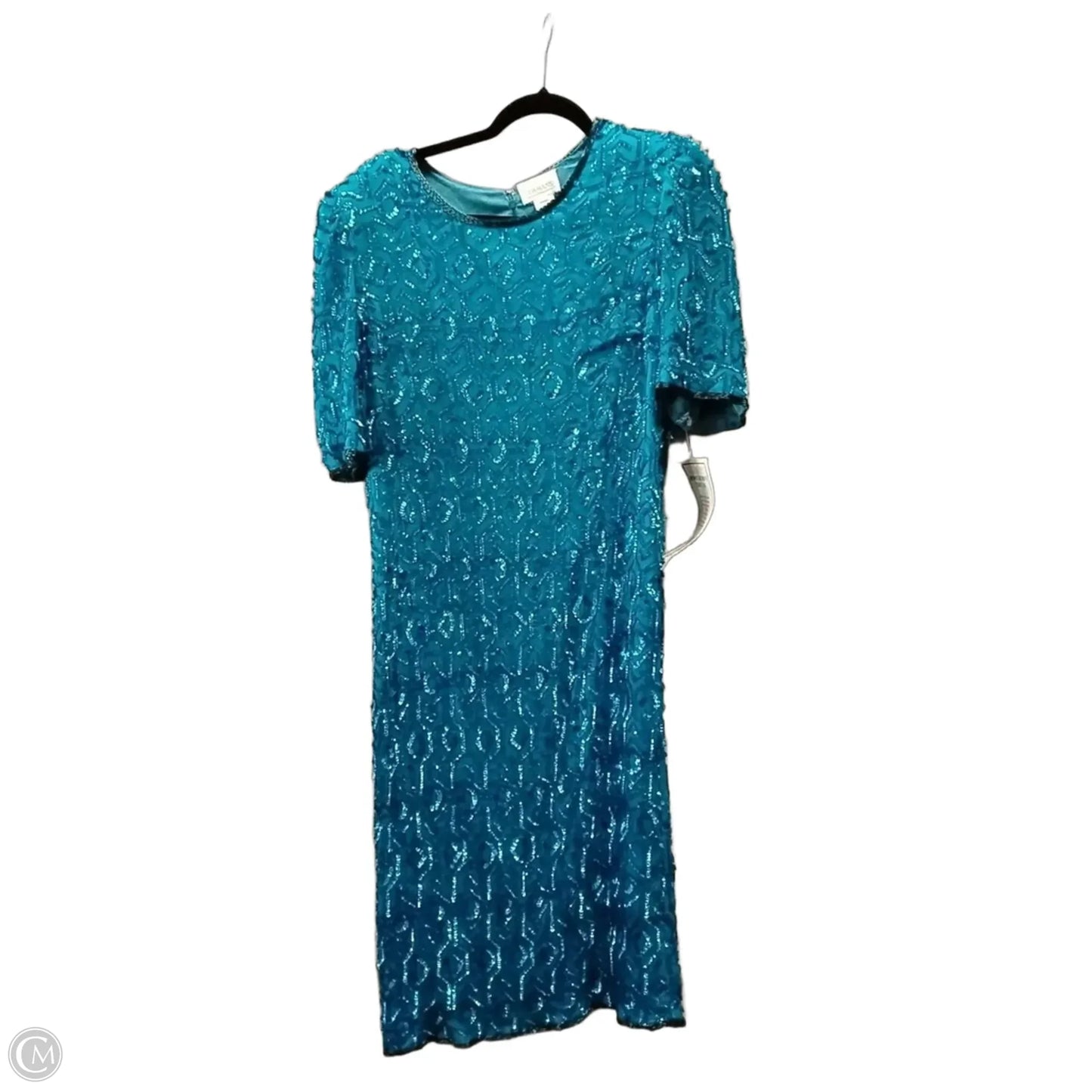 Dress Casual Midi By Roamans In Blue, Size: 4