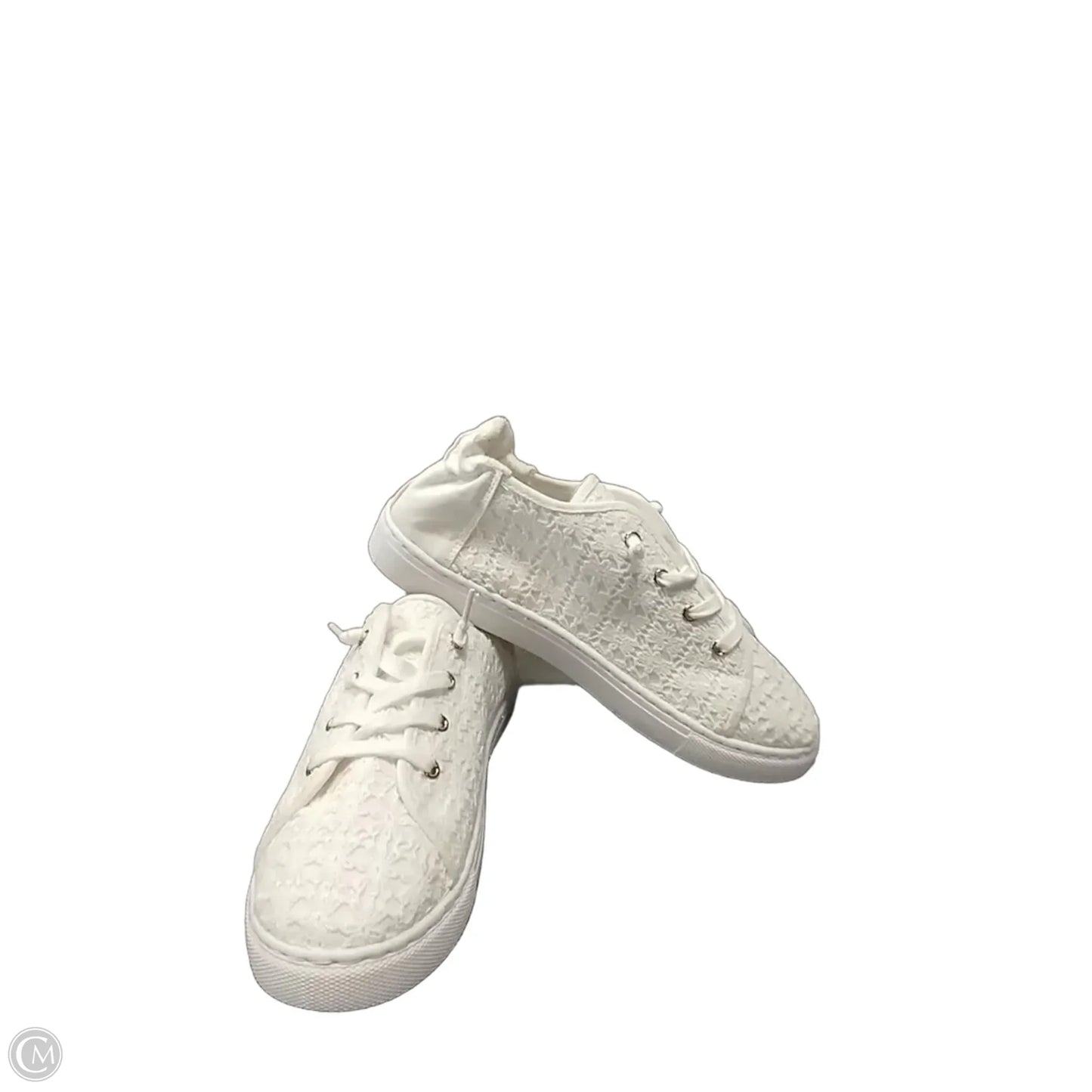 Shoes Sneakers By Cato In White, Size: 9