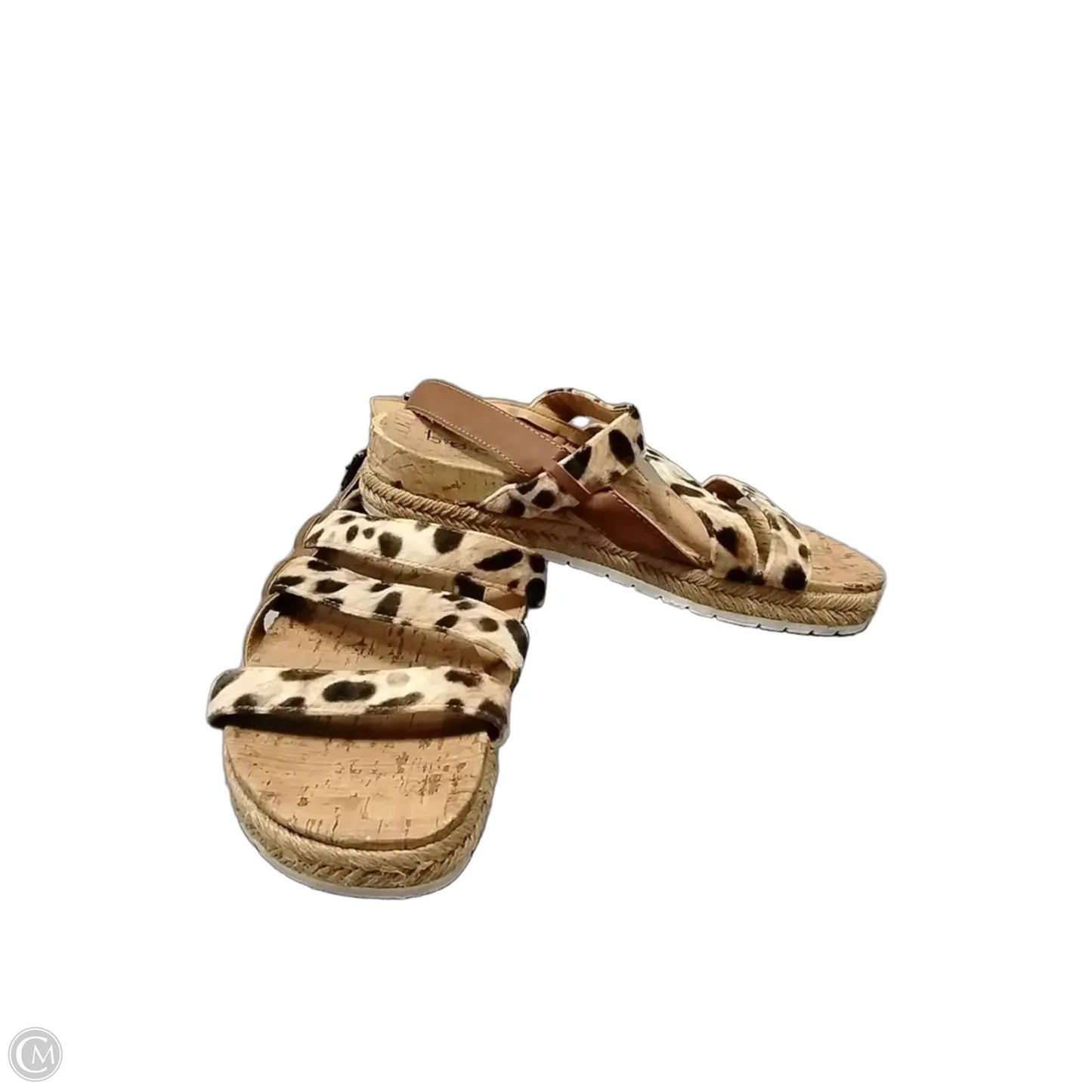 Sandals Flats By Boc In Animal Print, Size: 9