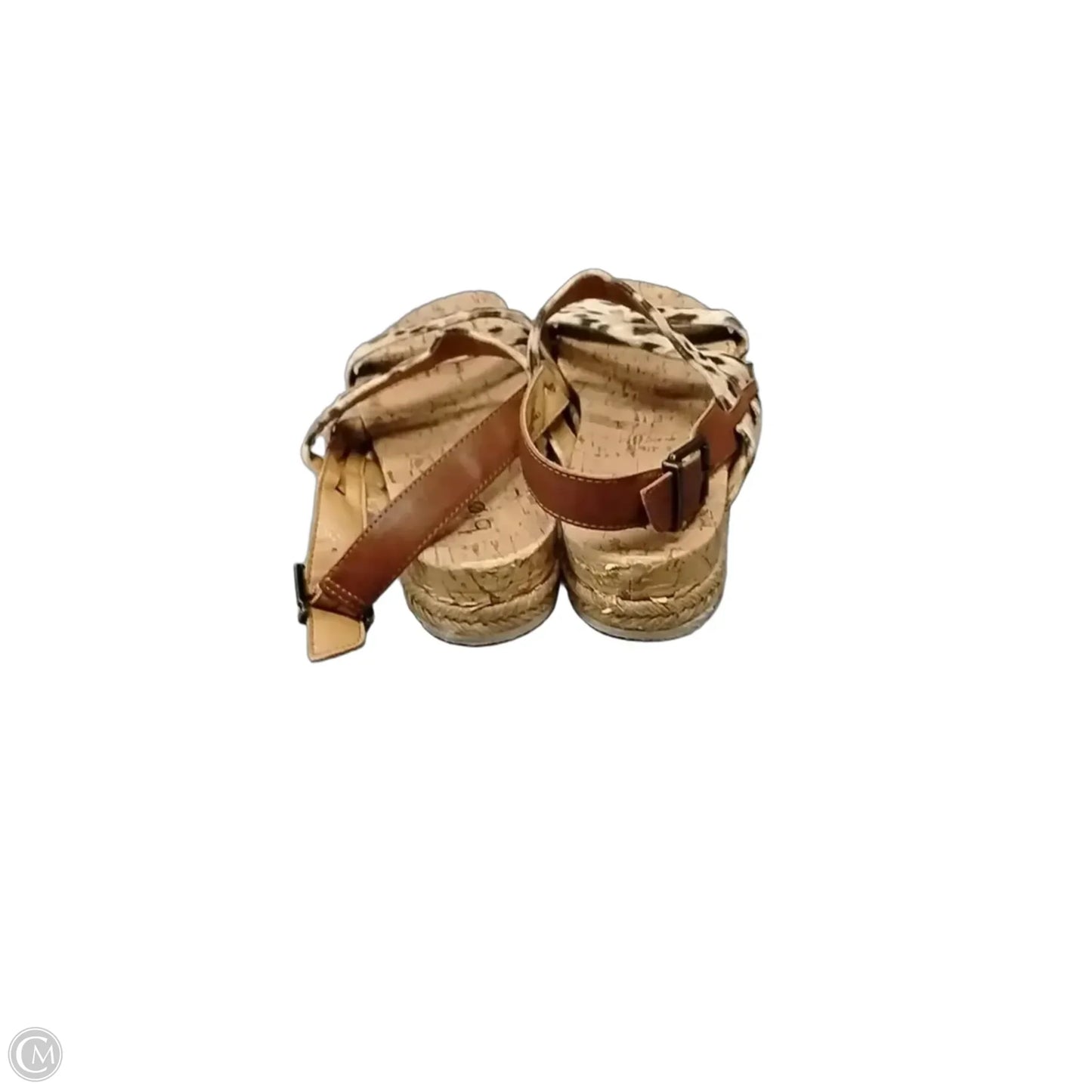 Sandals Flats By Boc In Animal Print, Size: 9