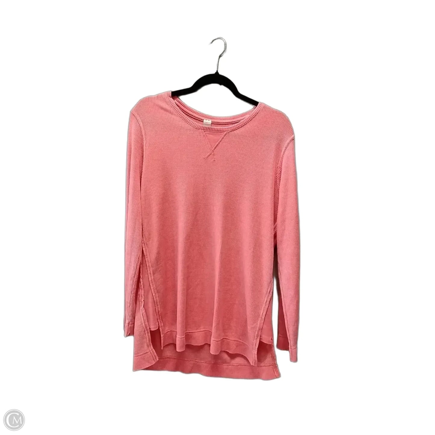 Top Long Sleeve By Green Tea In Pink, Size: Xl
