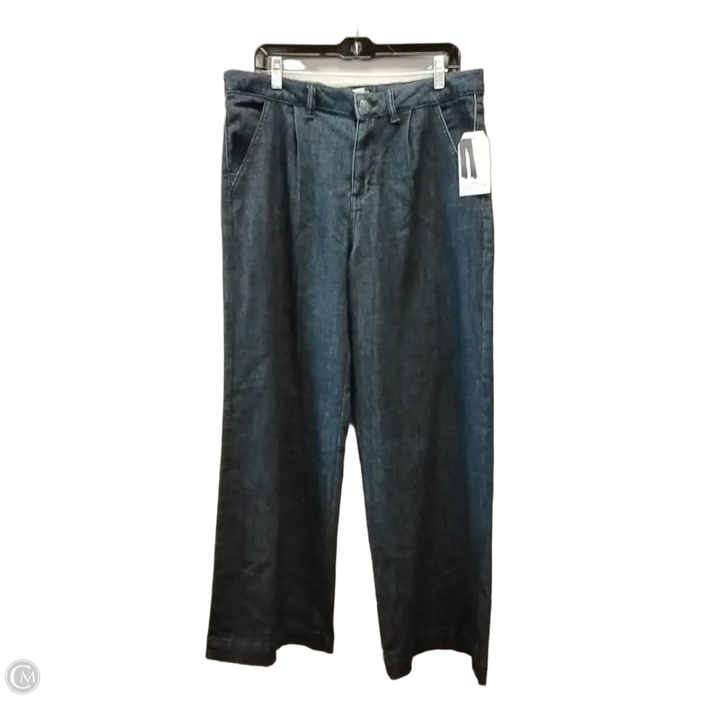Jeans Wide Leg By Time And Tru In Blue Denim, Size: 12