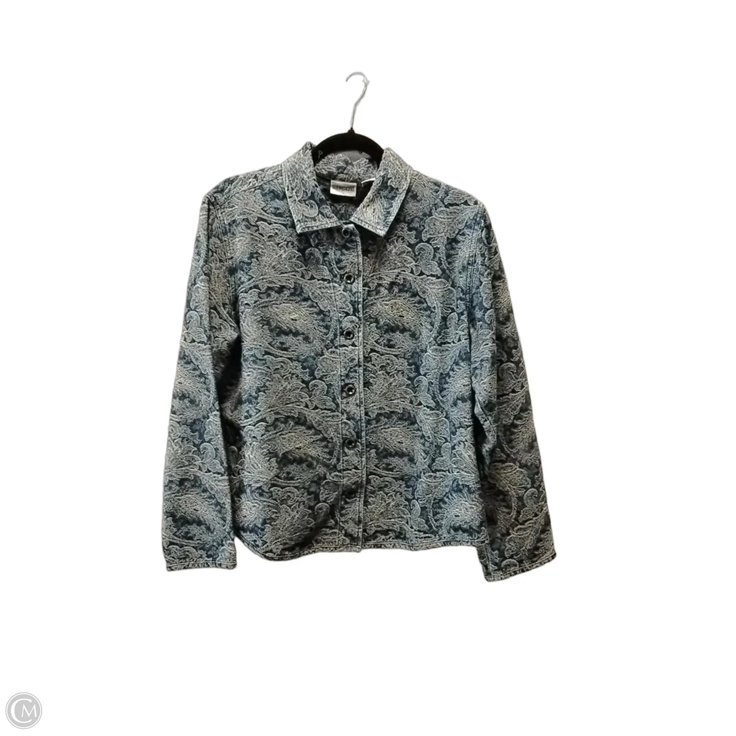 Jacket Other By Chicos In Blue, Size: L