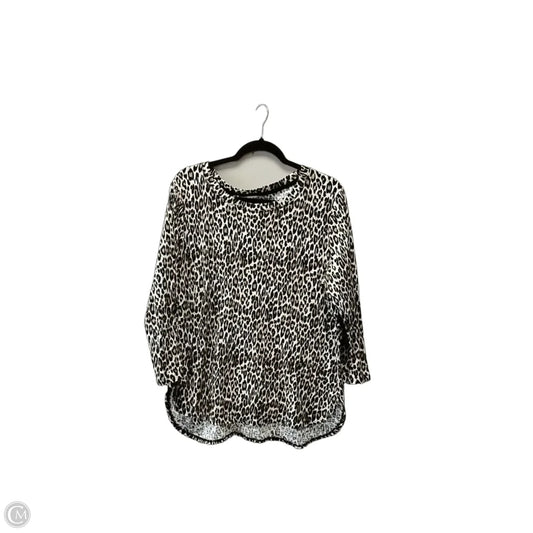 Top Long Sleeve By Tommy Bahama In Animal Print, Size: Xl
