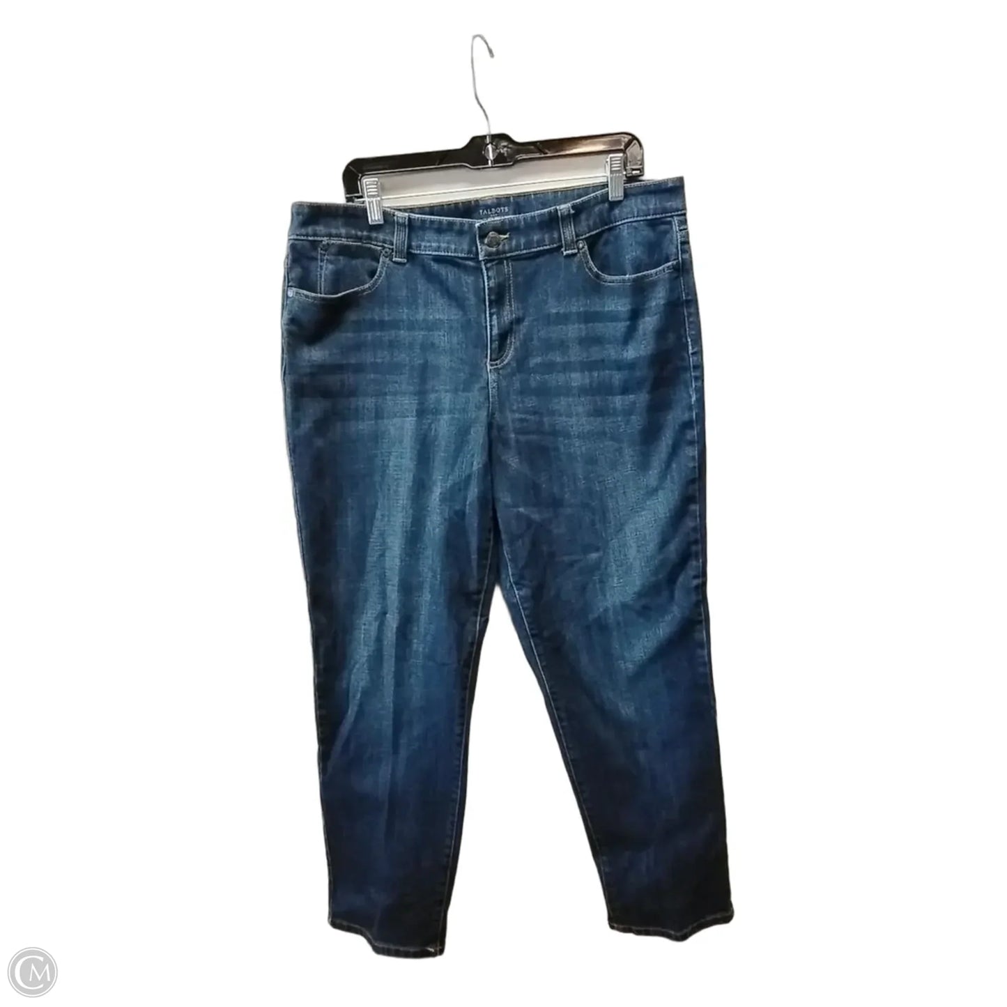 Jeans Boyfriend By Talbots In Blue Denim, Size: 16