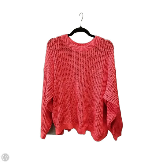 Sweater By Old Navy In Orange, Size: 3x