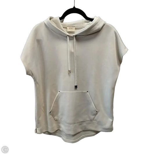 Sweatshirt Hoodie By Elie Tahari In White, Size: S