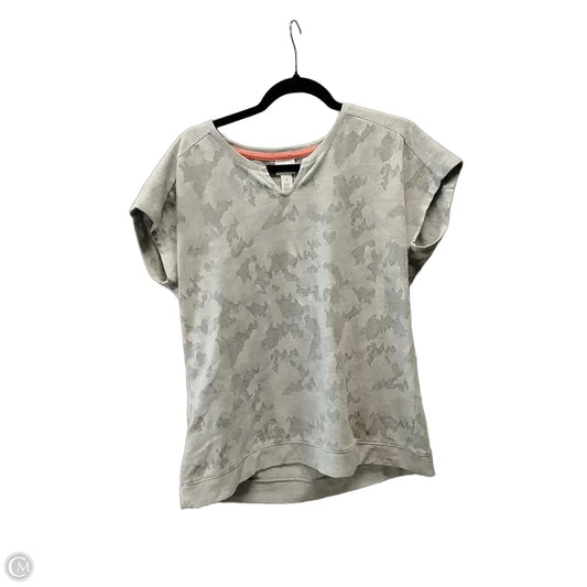 Top Short Sleeve By Chicos In Camouflage Print, Size: S