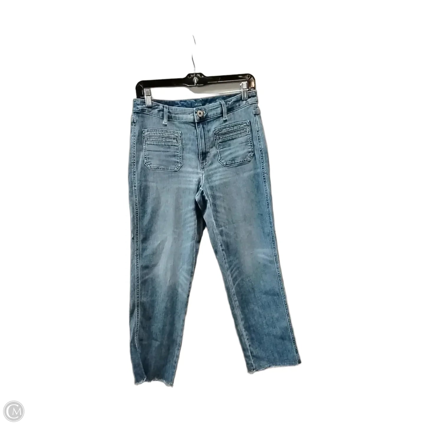Jeans Straight By J. Jill In Blue Denim, Size: 4