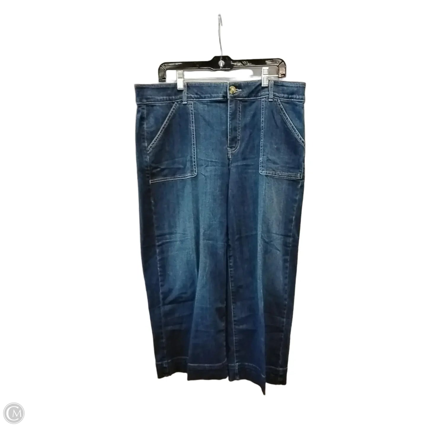 Jeans Wide Leg By West Bound In Blue Denim, Size: 16