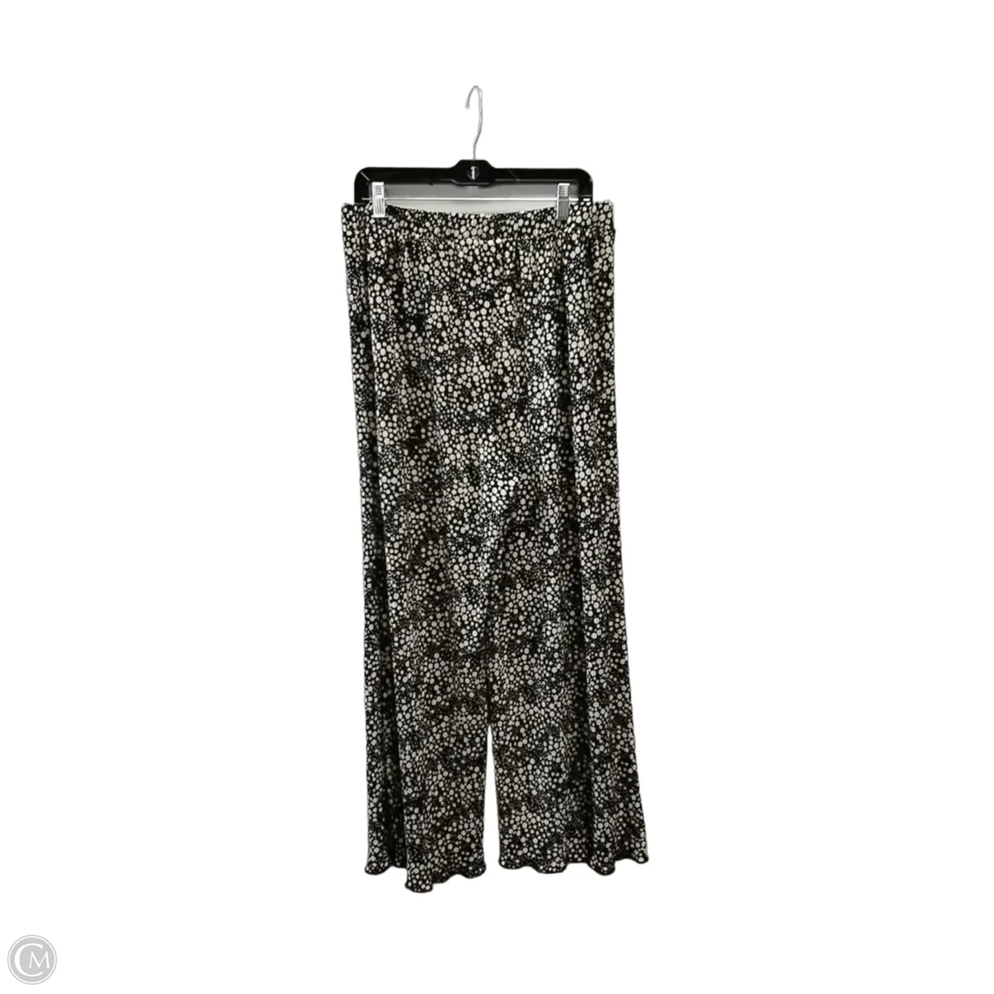 Pants Wide Leg By Joie In Black & Cream, Size: Xl