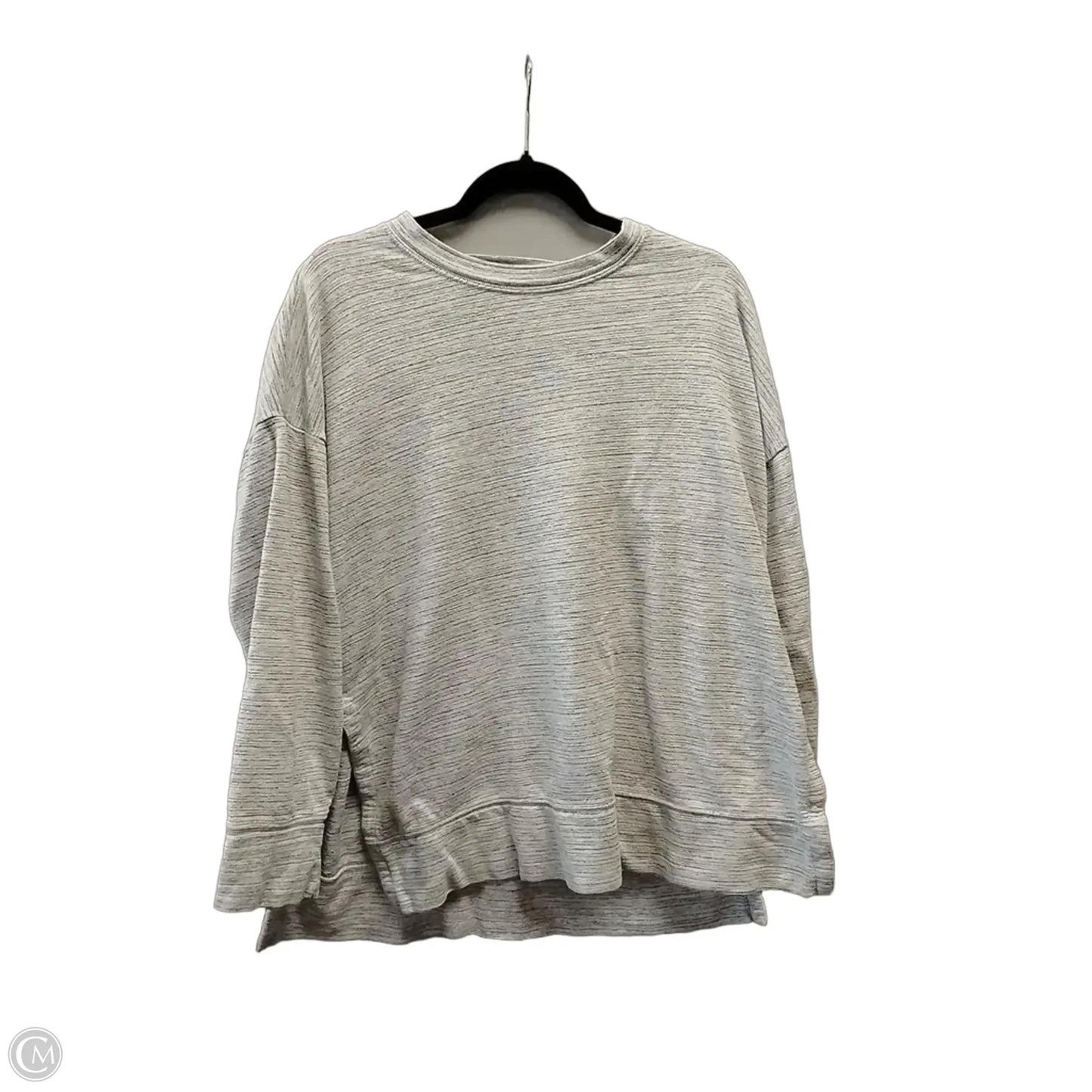 Athletic Sweatshirt Crewneck By Aerie In Grey, Size: M