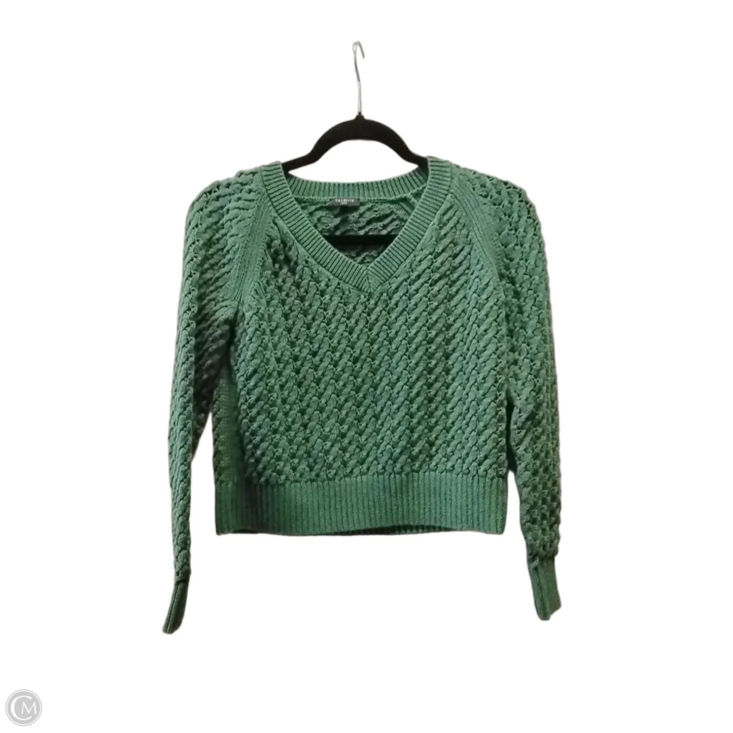 Sweater By Talbots In Green, Size: Sp