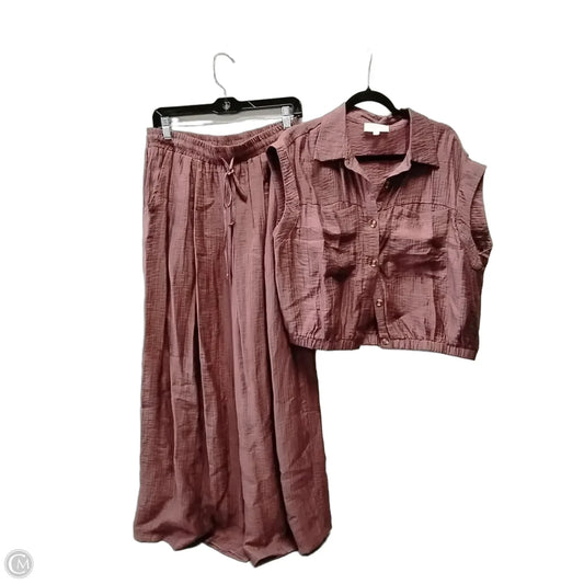 Lounge Set Pants By Listicle In Purple, Size: L