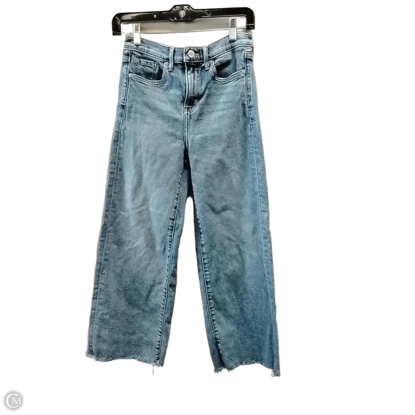 Jeans Straight By Banana Republic In Blue Denim, Size: 2
